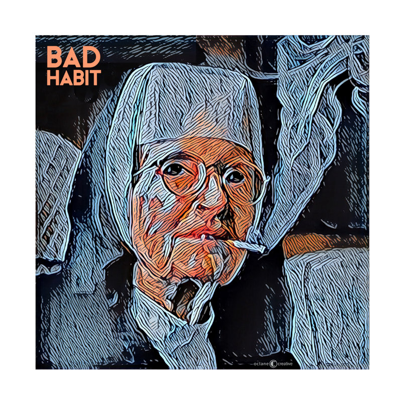 Art sur toile «ologica bololog », Ny Habit, H 18 po x l 18 po