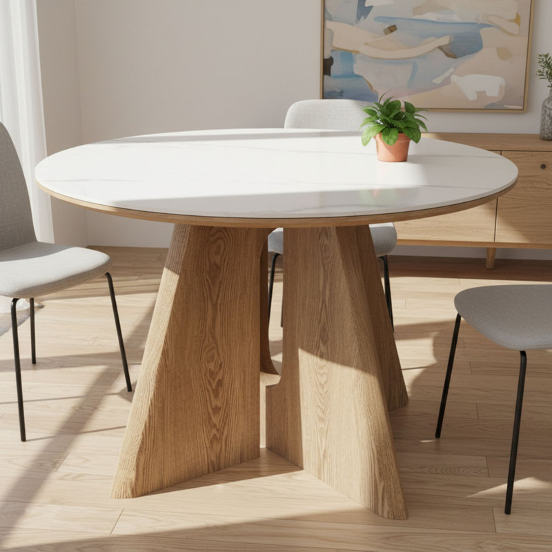 Dining Table, 75cm H x 120cm W x 120cm D