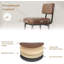 Faux Leather Accent Chair