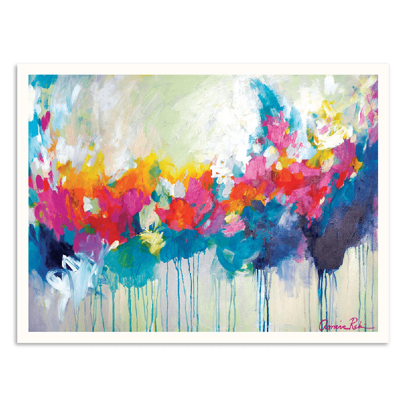 Wishful Thinking by Amira Rahim - Painting, 51cm H x 41cm W x 0.25cm D, Paper, White