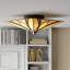 Rockton Glass Semi Flush Mount