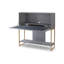Hamayel Stainless Steel Secretary Desk-1569287000-1569287007