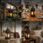 15" Gothic Decorative Candle Lantern （Black）-839749547