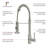 Clihome Pull Down Kitchen Faucet