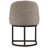 Borgos Linen Upholstered Barrelback Metal Base Dining Chair-2109288368-2100312530