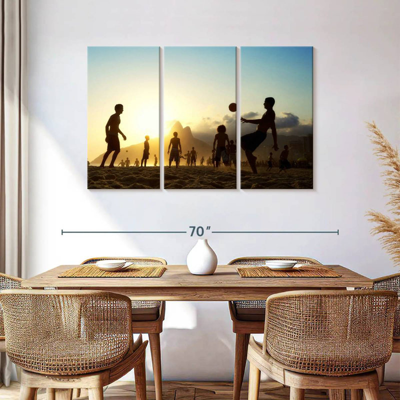 Sireci Sunset Fun Soccer, 36" H x 57" W
