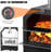 Outdoor Pizza Oven, Wood Fired Pizza Oven For Outside, Portable Pizza Oven, Patio Pizza Maker With Pizza Stone, Pizza Peel, Grill Rack-115750113