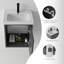 Meuble-lavabo flottant 20 po avec lavabo, porte à fermeture en douceur, évier en céramique, contreplaqué, gris-36734451-36734454
