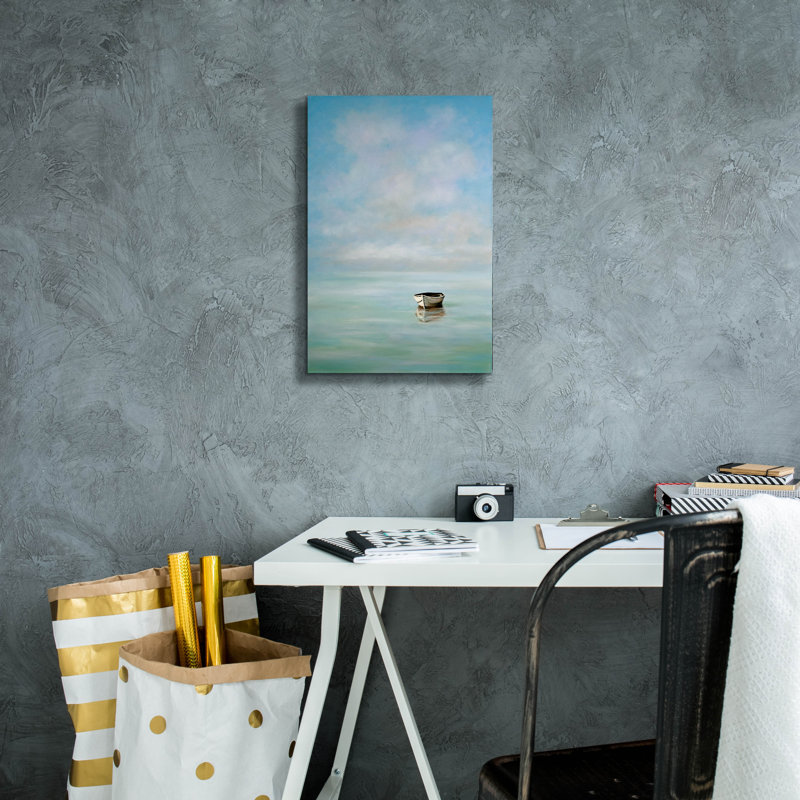  «Single Row» par Michael Fratrich, art mural sur toile, 12 po x 18 po, H 18 po x l 12 po