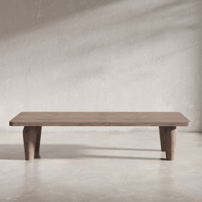 Solid Wood Top Coffee Table