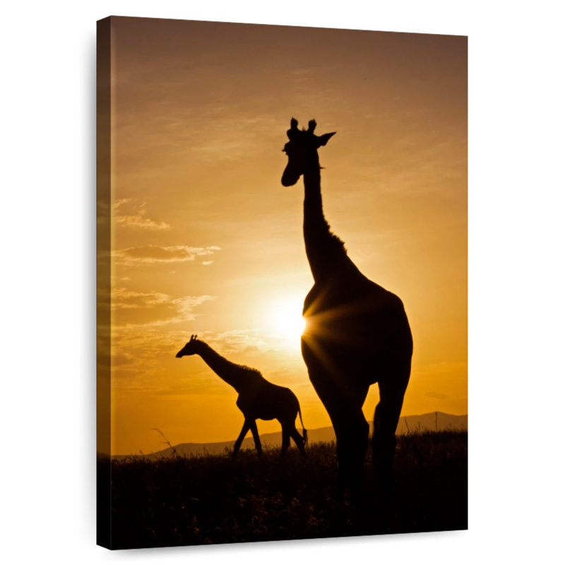 Brampt Giraffe Silhouettes, 39" H x 26" W