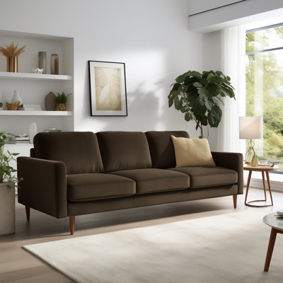 Canapé en microfibre 72 po