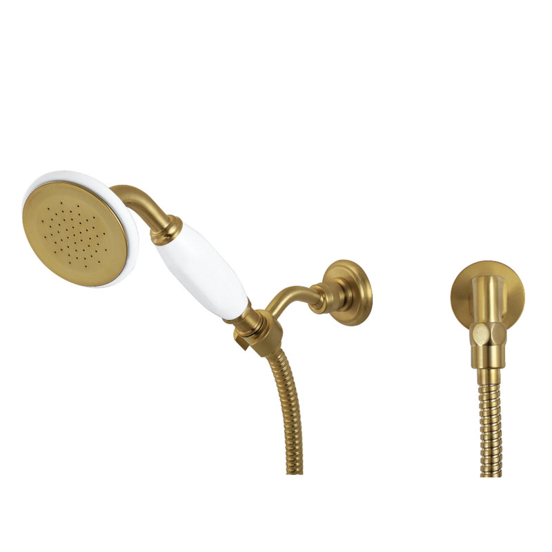 Kingston Brass Victorian Hand Shower Kit, Brushed Brass