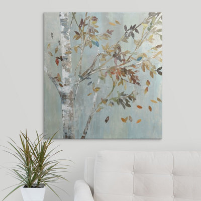 Anjelo Birch with Leaves I 'Allison Pearce, reproduction d'art