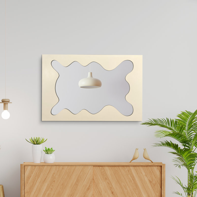 Olesen Scalloped Wavy Mirror