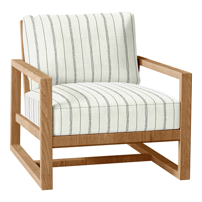 Méridienne Avondale, Teck naturel, Welt + bourre standard, Perigold ‑ platine Ishi