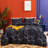 Comforter Set Geometric Bedding Set 3 Pieces Strips Grid Comforter Set-119687714-115712543