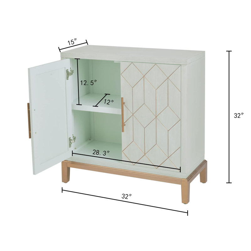 Armoire à grain de bois Accent