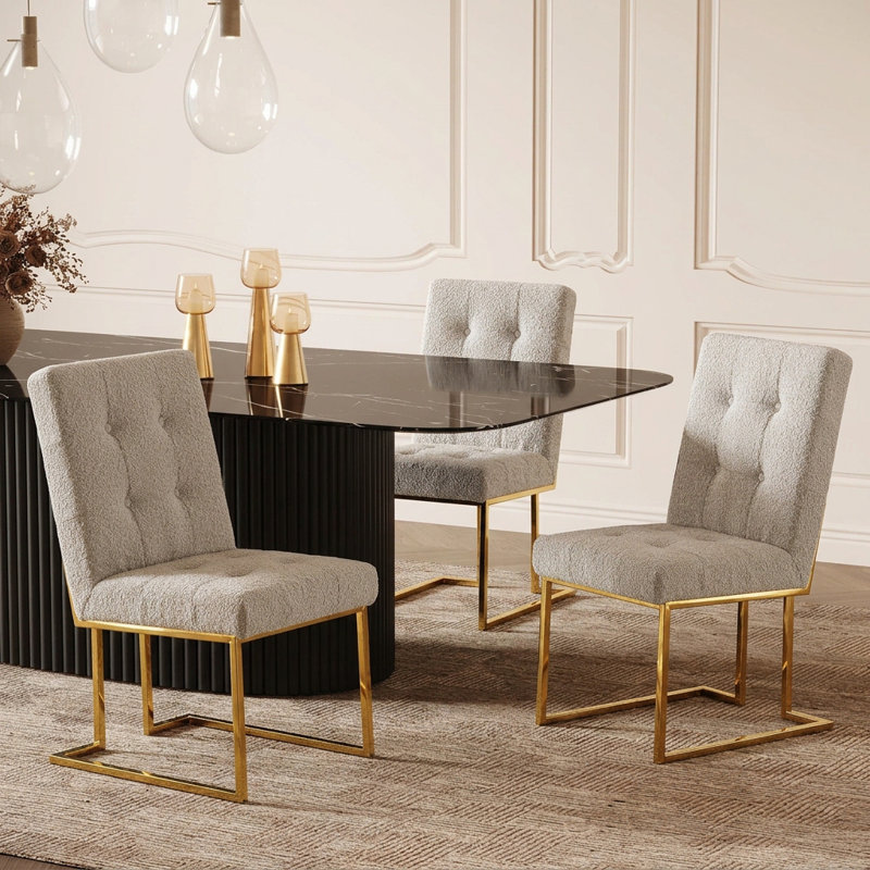 Rumanah 18'' H Upholstered Dining Chair, White