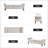 67" Storage Bench for Bedroom End of Bed King Size with Tufted Seat and Nailhead Trims Roll Arms-1396173040-1385438660