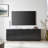 Hanson 70" Mid-Century Modern TV Stand for TVs up to 75" in Black Grain with Fluted Doors & Adjustable Shelves | Media Console for Living Room-1305011660