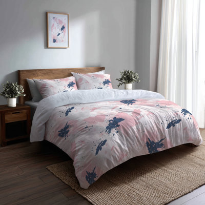 Ensemble de housse de couette et coussin décoratif Teens Abstract