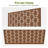 6 ft. H x 4 ft. W Metal Privacy Screen Fence Panel Square Pattern-1008402995