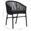 Chaise de patio avec coussins Klingensmith-733183101