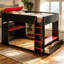 Lit mezzanine en bois pleine grandeur avec bureau réglable, rangement et lumières RVB pour les adolescents et les adultes, conception peu encombrante-1327897654