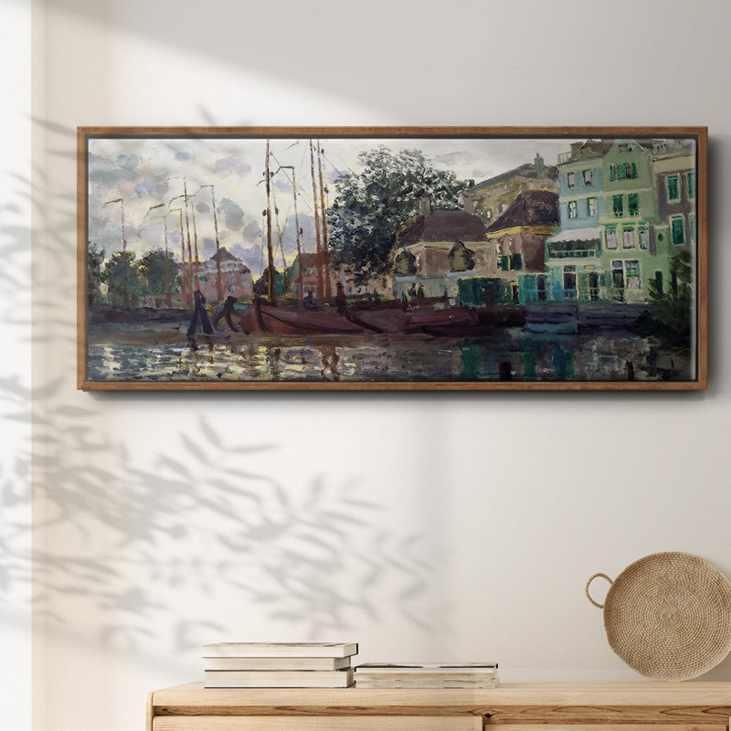 Zaandam, The Dike, Evening, 1871 - toile encadrée
