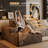 Boneless 108" Modular Sectional Sofa For Living Room Modern L-Shape Cloud Couch Compression Upholstered Corduroy Fabric Deep Seat With Chaise-24094305-23351428