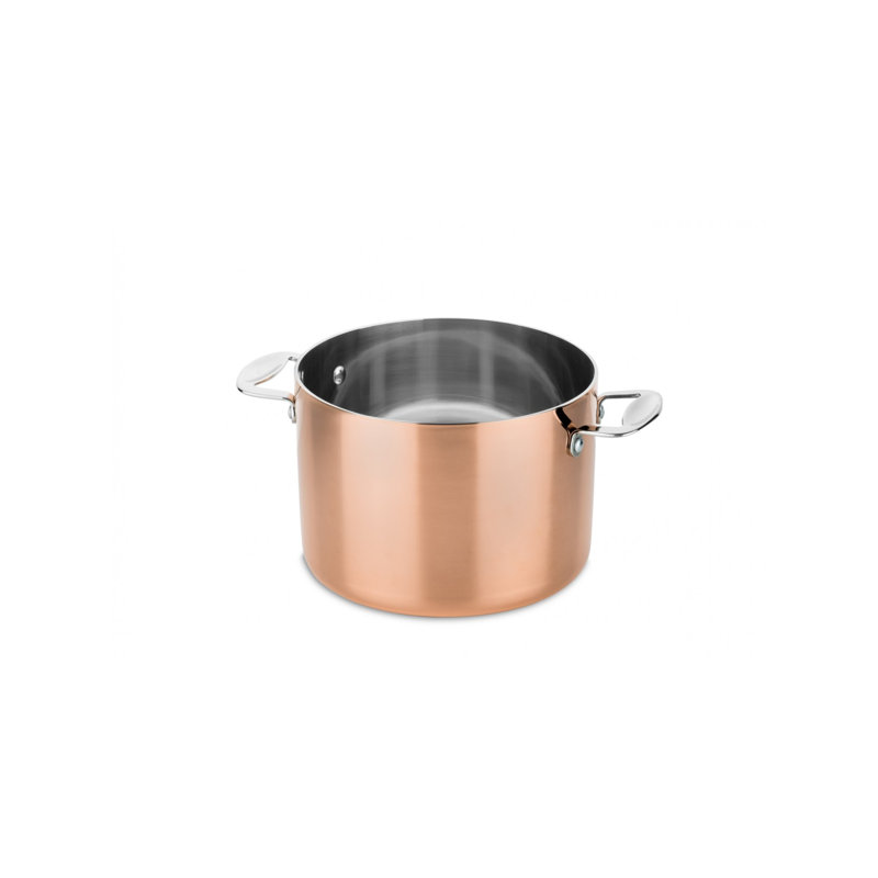 Toscana Deep Pot with Lid 9.45" - 12 Pieces - Copper