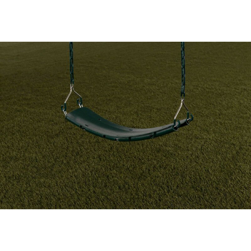 Siège de balançoire vert avec chaînes Beginner, Vert