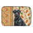 Black Russian Terrier Heirloom Fall Dish Drying Mat