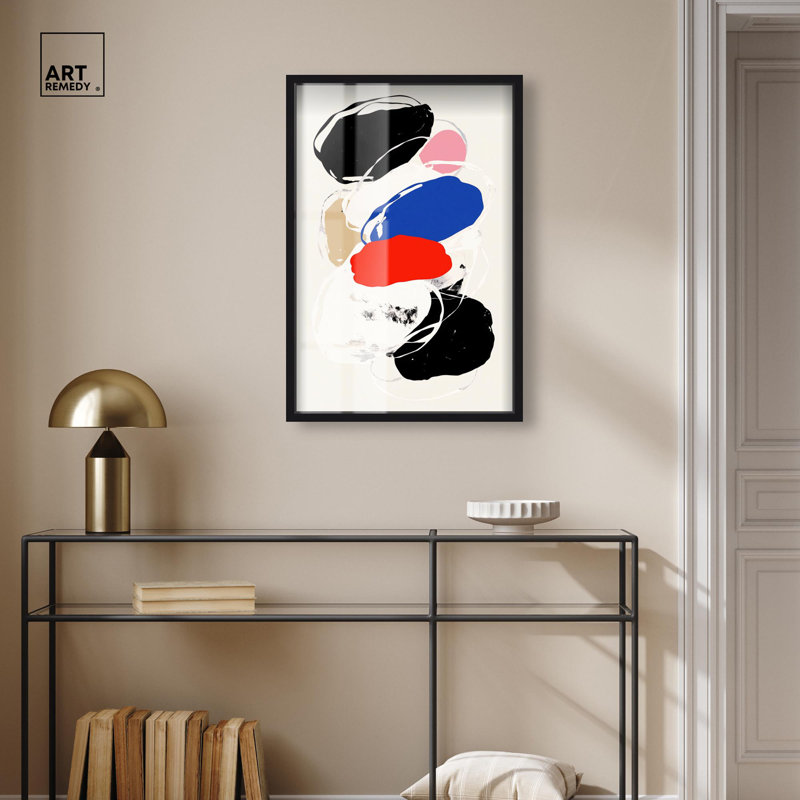 «Dalio III Shadowbox Print», art mural moderne par Art Remedy, H 31 po x l 21 po, Noir