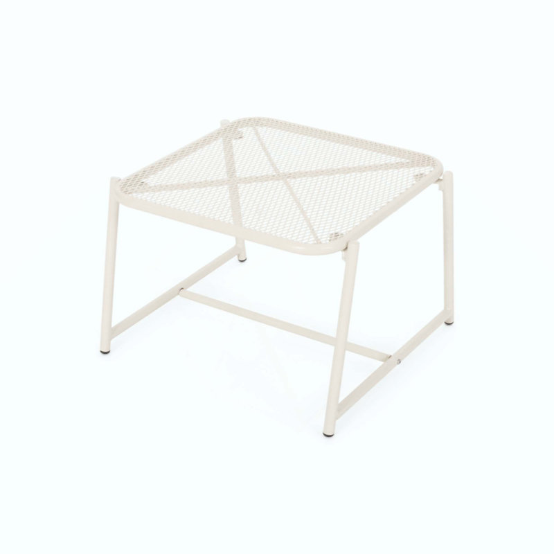 Stylish High Side Table With Mesh Top, Perfect For Modern Outdoor Spaces And Ultimate Comfort