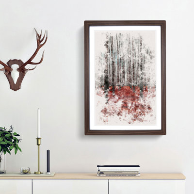 Rows of Trees - Picture Frame Graphic Art Print