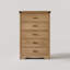 Commode rustique en bois avec poignÃ©es en mÃ©tal - Rangement - Fermer
