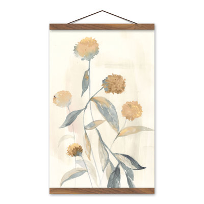 " Yellow Watercolor Florals "