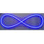 Enseigne néon Infinity - 28 po x 10 po