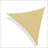 Colourtree Triangle Sun Shade Sail Canopy Fabric Cloth Screen, Water Permeable & UV Block UPF50-49807241-92661589