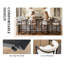 Beatryce Bar Stools Upholstered Counter Stool with Metal Frame Modern Bar Chairs for Kitchen Dining Room -896570708