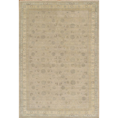 Azerbaijan Handmade Wool Floral Area Rug