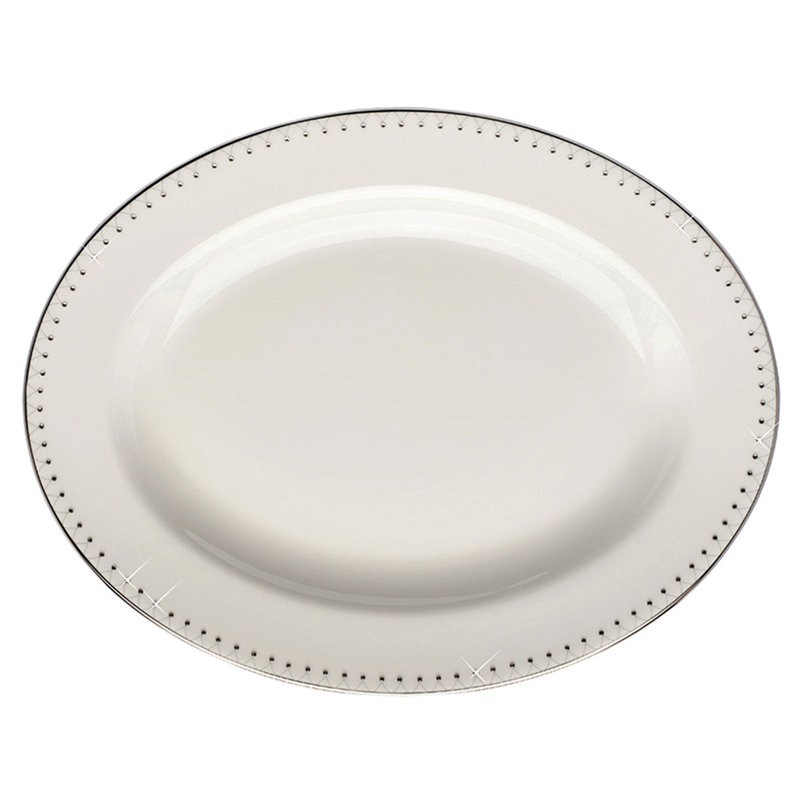 Princess Platinum Bone China Platter