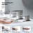 Cube 2-handle Bathroom Faucet with Drain Assembly-83653102