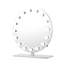 Miroir de maquillage rond Monarch Plus Hollywood avec bande lumineuse à DEL intelligente et base rectangulaire robuste-112951730-97741473