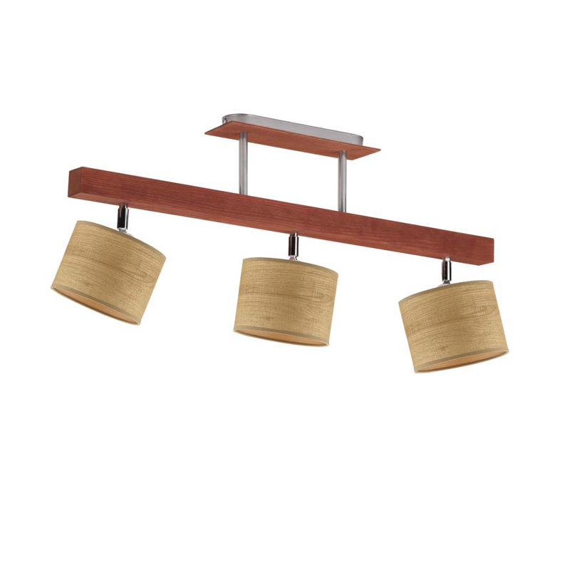 Guridi 75cm 3 -Light Track Kit, Natural, Black