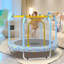 Trampoline de 55 pouces pour enfants avec trampoline intérieur et extérieur pour tout-petit