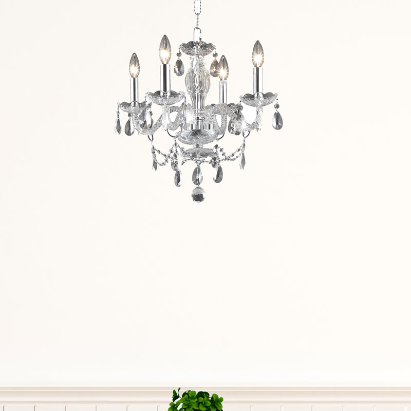 Hermes 4 - Light Chandelier, Chrome