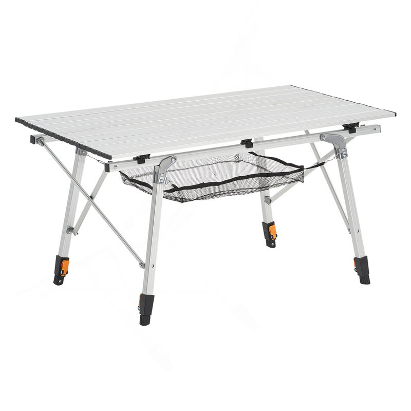 Couche de maille pliante en aluminium pour table de camping